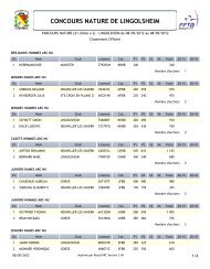 concours nature de lingolsheim - Ligue d'Alsace de Tir à l'Arc (LATA)