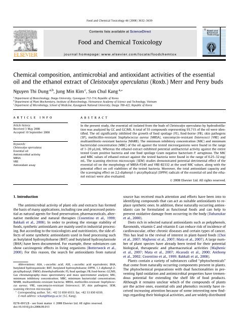 Food and Chemical Toxicology - Content Management System of ...