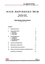 H I C O â R A P I D O V A C 791-16 - Hirtz & Co. Hospitalwerk KÃ¶ln