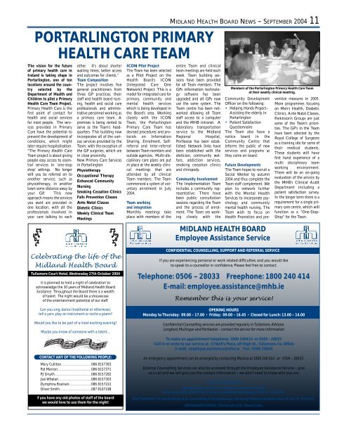 MHB News Sept 2004 - Irish Health Repository