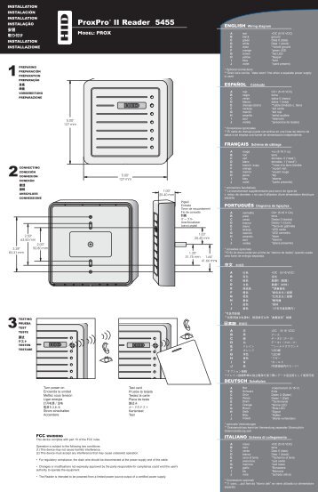 ProxPro II Reader 5455 Installation Guide - HID Global