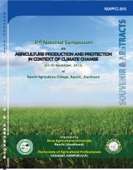 3rd National Symposium on “Agriculture Production and Protection