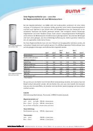 05 Solarregisterstehboiler - BUMA Wärmetechnik AG