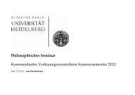KVV SS 2012 (pdf) - Philosophisches Seminar - Uni.hd.de