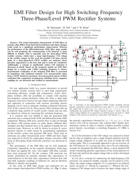 EMC/EMI Filter 3 phase Input, Rated current 150A