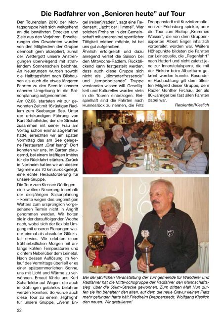 Northeimer Zeitschrift für Senioren /20 - Senioren Heute eV