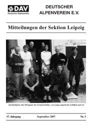 Mitteilungen der Sektion Leipzig