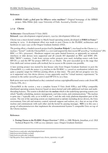 Chapter 4 PA-RISC Computer Systems - OpenPA.net