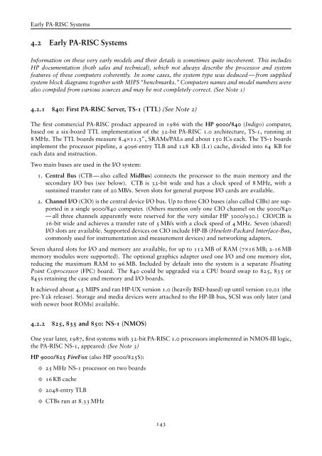 Chapter 4 PA-RISC Computer Systems - OpenPA.net