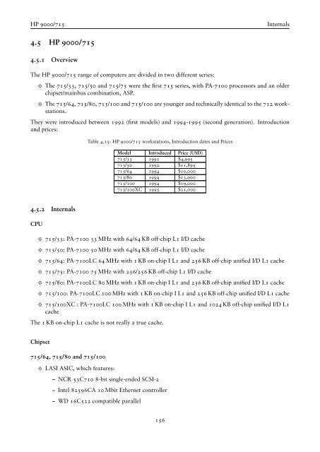 Chapter 4 PA-RISC Computer Systems - OpenPA.net