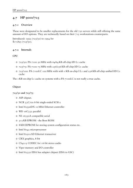 Chapter 4 PA-RISC Computer Systems - OpenPA.net