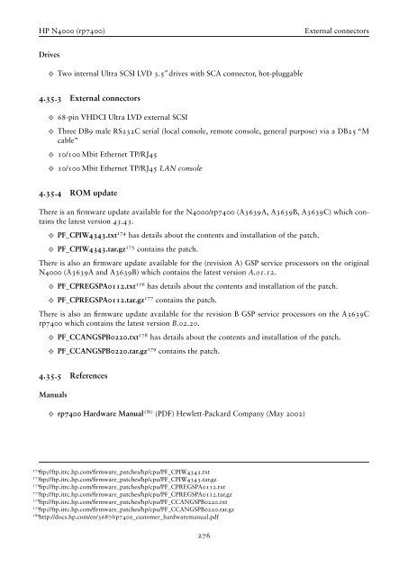 Chapter 4 PA-RISC Computer Systems - OpenPA.net