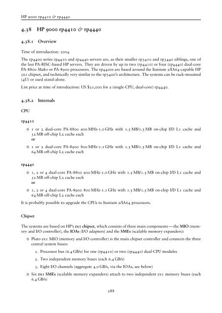 Chapter 4 PA-RISC Computer Systems - OpenPA.net