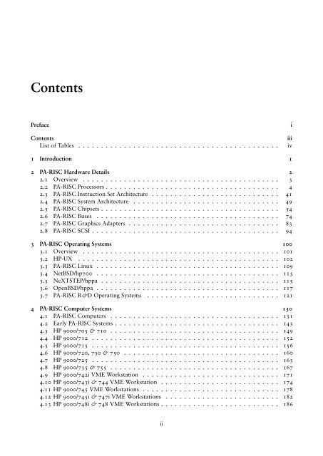 Chapter 4 PA-RISC Computer Systems - OpenPA.net