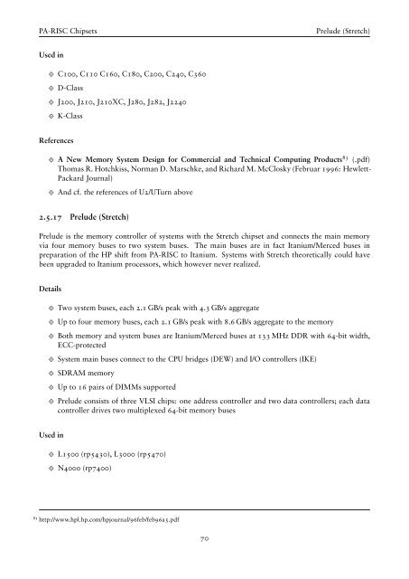 Chapter 4 PA-RISC Computer Systems - OpenPA.net