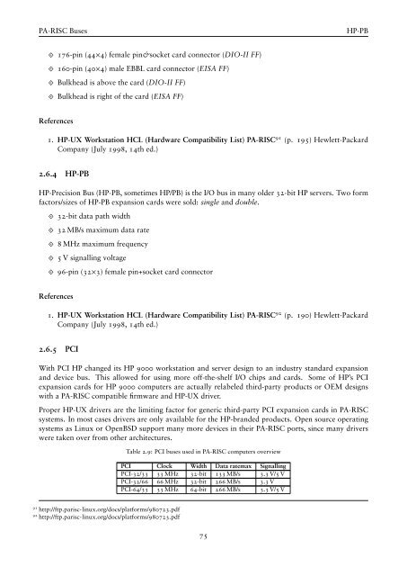 Chapter 4 PA-RISC Computer Systems - OpenPA.net