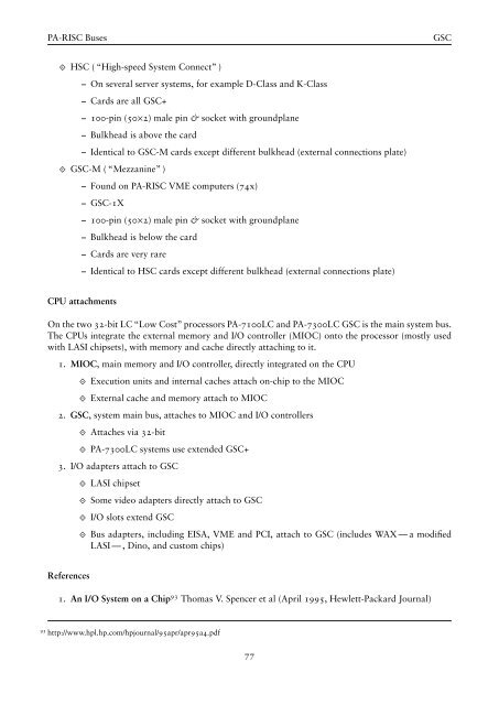 Chapter 4 PA-RISC Computer Systems - OpenPA.net