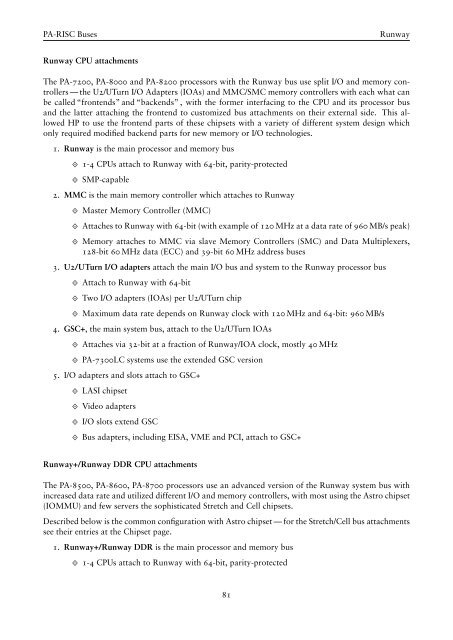 Chapter 4 PA-RISC Computer Systems - OpenPA.net