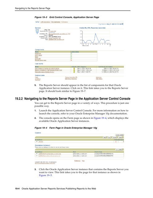 Publishing Reports to the Web - Downloads - Oracle