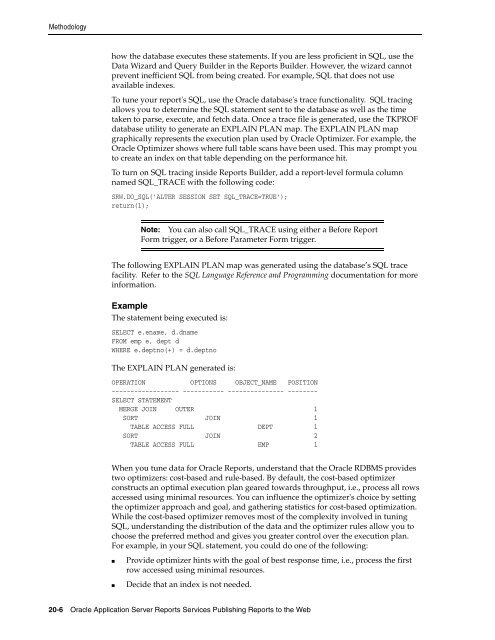 Publishing Reports to the Web - Downloads - Oracle