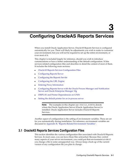 Publishing Reports to the Web - Downloads - Oracle