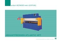 ABKANTPRESSEN ATLANTIC HPT - HEZINGER