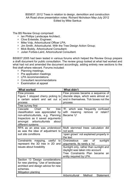 BS5837: 2012 Trees in relation to design, demolition - Arboricultural ...