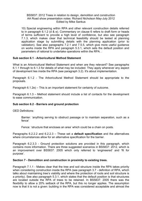 BS5837: 2012 Trees in relation to design, demolition - Arboricultural ...