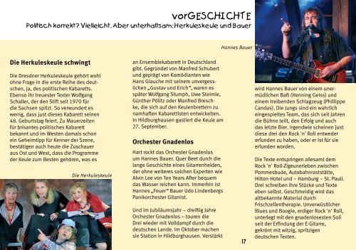 Das Theater-Magazin mit Programm für die ... - Hildburghausen