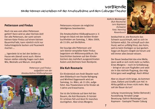 Das Theater-Magazin mit Programm für die ... - Hildburghausen