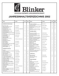 JAHRESINHALTSVERZEICHNIS 2002 - Blinker