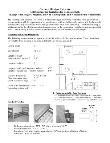 Loft Construction Guidelines - Northern Michigan University