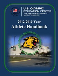 Download the handbook - Northern Michigan University
