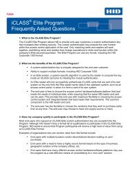 iCLASS Elite FAQ - HID Global