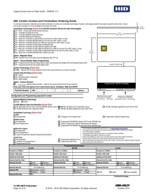 Logical Access HTOG - HID Global