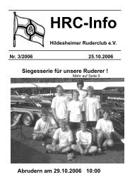 Heft 3 - Hildesheimer Ruder-Club