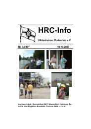 Heft 3 - Hildesheimer Ruder-Club