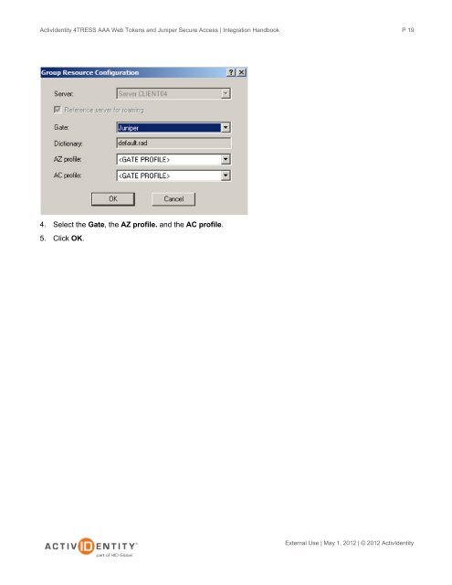 Juniper and AAA Server - HID Global