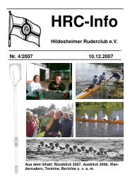 Heft 4 - Hildesheimer Ruder-Club