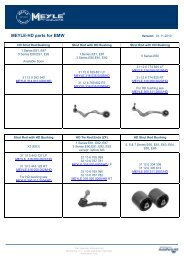 MEYLE-HD parts for BMW (PDF 1.43 MB