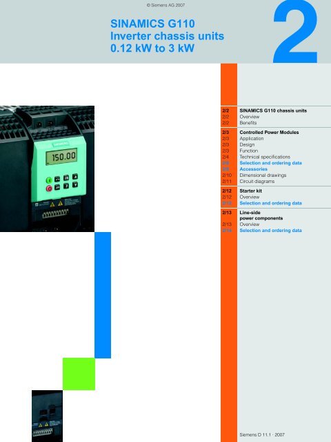 sinamics g120 - Meyer Industrie Electronic