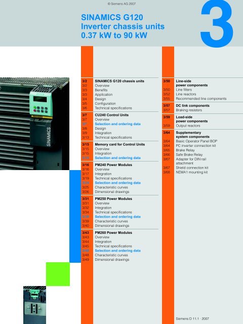 sinamics g120 - Meyer Industrie Electronic