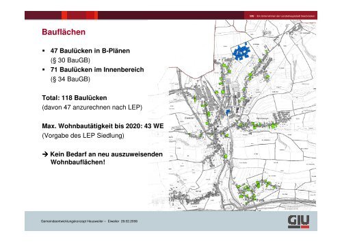 Gemeindeentwicklungskonzept Eiweiler - Gemeinde Heusweiler