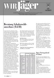 Beratung Schalenwild- ausschuss (Teil II) - Sachsen