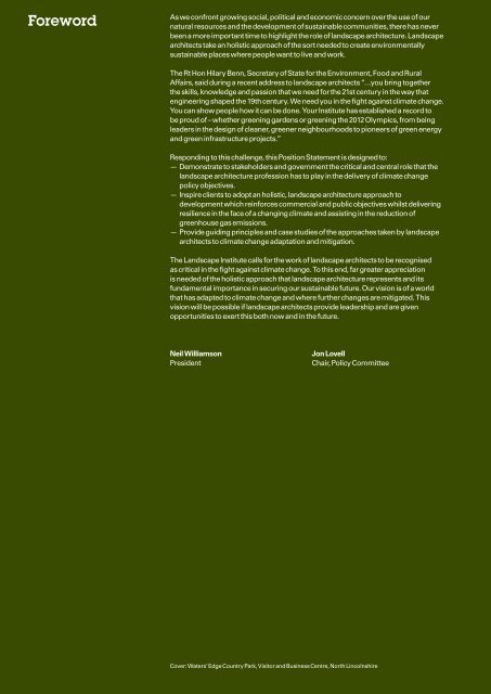 Landscape architecture - Directorate for Planning and ...