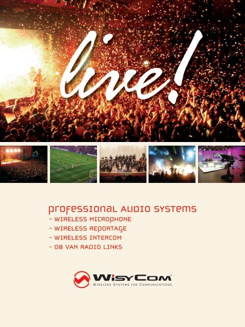 professional wireless microphone systems - Wisycom srl