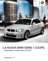 Gli optional della BMW Serie 1 Coupé - Cencini SA