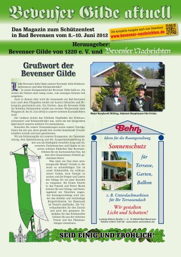 Gilde-Magazin 2012 - Bevenser Nachrichten