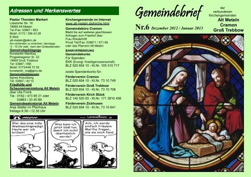 zum Gemeindebrief Dezember 2012 - Gemeinde Alt Meteln