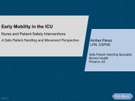 Early Mobility in the ICU - Nurse and Patient - Hill-Rom